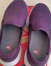 足力健老人鞋一脚蹬散步鞋艾草健康妈妈鞋休闲鞋冬季女鞋 1616Z绛紫41 实拍图