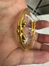 中国黄金（CHINA GOLD）黄金手镯婴儿一对古法磨砂款龙年宝宝金饰金镯子满月周岁礼物 龙宝宝手镯一对（约12.92g） 晒单实拍图
