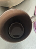 万壶园 紫砂杯泡茶杯喝茶杯办公室水杯子大容量刻字非陶瓷手工功夫茶具 高山盖杯 500毫升 实拍图