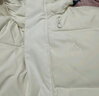 adidas 拒水防泼防风保暖鸭绒羽绒服面包服男女同款阿迪达斯官方   汉玉白   L 实拍图