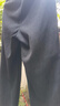 真维斯（Jeanswest）重磅束脚裤子男春秋季加绒雪尼尔宽松保暖男生抽绳休闲裤运动男裤 【加绒款】束脚-黑#ZS纯色 加绒 2XL 实拍图