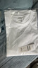 凡客诚品300克重磅全棉圆领长袖T恤男士打底T恤衫 白色 2XL 实拍图