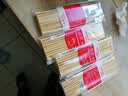 竹筷子无漆无蜡中式传统中华筷子家用方头筷特色饭店无漆无蜡天然 中华筷20双 实拍图