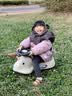 咔萌狮儿童扭扭车1-6岁男女宝宝可坐大人静音轮摇摆独角兽防侧翻溜溜车 云母灰大靠背+音乐带灯光+牵引绳 实拍图