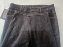 立蒙（LIMENG）牛仔裤男直筒宽松弹力大码四季款休闲牛仔裤潮 黑色(常规) 33  实拍图