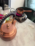 容山堂铜茶壶泡茶壶煮茶器铜茶壶烧水壶围炉煮茶紫铜手工大号功夫茶具 1.7L紫铜壶-堂前燕 实拍图