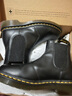 马丁（DR.MARTENS）2976 YS男女款春季舒适百搭黄车线黑色女切尔西靴父亲节礼物 黑色 36 实拍图