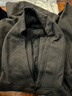 马登工装 美式重磅连帽卫衣防风拉链面罩服vibe潮流机车外套男 深灰色 L 实拍图