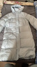 森马（Semir）90%鸭绒羽绒服女长款宽松显瘦冬季轻暖连帽外套防水109724113001 实拍图