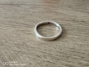Vana【可定制刻字】银情侣戒指闭口男女一对戒生日礼物送男女友 单个价(尺码请留言) 实拍图