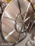 腾景顺304不锈钢大圆桌折叠餐桌桌子带转盘10人吃饭桌圆形桌面饭店食堂 （304特厚）1.8米+1.2转盘 实拍图