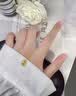 中国黄金（CHINA GOLD）黄金吊坠女足金小金砖项链首饰七夕情人节生日礼物送女友老婆爱人 刻字/贺卡*小金砖吊坠 约1g【赠银镀金链】 实拍图