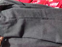 红蜻蜓（RED DRAGONFLY）休闲裤男加绒棉质商务休闲百搭直筒裤时尚修身微弹长裤子黑色31 实拍图