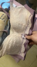 创颜【2件】无钢圈内衣女性感蕾丝透气无痕聚拢收副乳防下垂文胸罩 蓝色+紫色(2件) 80B /36  小胸 实拍图