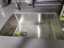 悍高（HIGOLD） 厨房水槽304不锈钢手工大单槽家用台下洗菜盆拉丝家用洗碗槽水池 60*43侧孔升级款-配弧形龙头 实拍图