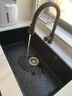 意狄讴（Yedeeo）意大利石英石水槽厨房洗手池洗菜盆花岗岩单槽台下盆洗碗槽黑7088 【7062SY】615*416豪华配置 实拍图