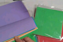 NVV 100张25*25cm彩纸手工折纸 10色方形儿童手工剪纸手工纸 学生软卡纸 DIY创意手工礼物70g BQ-H25 实拍图