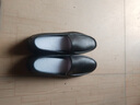 康奈男士皮鞋日常百搭舒适套脚懒人乐福鞋商务休闲鞋牛皮轻质黑色42 实拍图