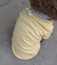 憨憨宠 狗狗衣服猫衣服宠物泰迪衣服冬季猫咪衣服小型犬衣服幼犬秋冬服 黄色 小熊小围巾卫衣 XL号建议体重11-15斤 实拍图
