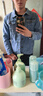 真维斯（JEANSWEST）牛仔夹克男2025春夏季柔软舒适潮流翻领夹克外套男装浅蓝色2XL 实拍图