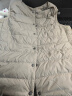 无印良品（MUJI）女式 轻量羽绒便携式 背心  浅米色 M  实拍图