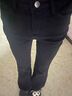 森马（Semir）休闲裤女磨毛长裤纯色简约风2024秋季女士弹力喇叭裤109724127005 实拍图
