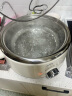 爱德4L~5L分体式家用电火锅304不锈钢内胆2-4-6人多功能电热锅电煮锅316不锈钢 304钢款白色5L 实拍图