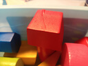 舜江 木质形体模型 小学生数学一二年级立体图形认知正长方体圆柱锥三四五六棱柱锥球 彩色几何体18件套 实拍图