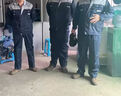 朵奈诗劳保工作服男装套装春秋酒店物业厂服电焊装修工程服工衣制服 藏蓝衣灰肩 L 170 实拍图