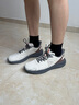 匹克（PEAK）态极男鞋2025秋冬新款缓震黑色运动鞋男革面跑步鞋防臭透气慢跑鞋 帆布白色/深灰 -态极 42 实拍图