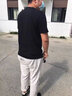 陌汀2025新款潮牌虎头短袖t恤衫男潮流港风纯棉ins圆领情侣大码衣服 黑 0001 2XL 实拍图