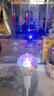 KTV旋转彩灯舞台灯 LED灯泡家庭跳舞蹦迪E27螺口七彩灯泡魔球灯泡 七彩旋转灯+万向灯座 实拍图