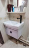 兰之印迷你小户型浴室柜组合陶瓷一体洗手盆卫生间小尺寸洗漱台洗脸盆柜 51*30cm【单主柜】 实拍图