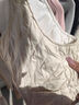 雅鹿轻薄羽绒马甲女内穿2025新款圆领修身纯色内搭马夹拉链保暖背心女 米白色（升级款） M （推荐90-100斤） 实拍图