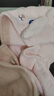 taoqibaby儿童浴巾斗篷男女孩可穿式新生婴儿带帽浴袍洗澡吸水速干宝宝裹巾 粉色兔子【7A级抗菌】A类加厚款 120*80cm 实拍图
