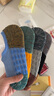 俞兆林5双加厚袜子男秋冬季毛圈船袜吸汗透气毛巾底短袜棉袜男袜潮 民族复古风毛圈底袜5双 均码 39-43 实拍图