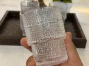 日式浮雕杯咖啡杯高颜值网红玻璃杯隔热耐热玻璃杯家用杯子 叠叠杯两个装 实拍图