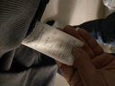 JEANSWEST LIFE真维斯加绒卫衣男秋冬季加厚保暖外套三角设计重磅灰色圆领上衣 实拍图
