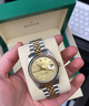 【二手99新】ROLEX 劳力士男表 日志型【狂飙同款】后镶钻自动机械女表劳力士二手男表16233 【36mm香槟盘小钻】 实拍图