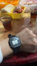 卡西欧（CASIO） 卡西欧(CASIO)小方块数显电子表狂飙安欣同款男防水学生运动手表 W-218H-1A 实拍图