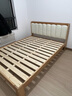 贞赛 床 实木床 双人床1.5x2米北欧橡木软包床温莎轻奢主卧简易单人床 床+1个床头柜 1.5*2.0米 实拍图