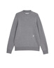 杰克·琼斯（JACK&JONES）男装秋冬男士打底衫百搭简约舒适时尚可机洗针织衫半高领套头毛衣 E40 浅灰色 XL (185) 实拍图