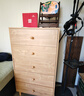 林氏家居收纳柜子储物柜五斗柜卧室柜多用斗柜置物柜客厅家居家具LS187E3 【原木色】五斗柜0.6m 斗柜 实拍图