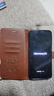 雅尊仕 华为nova13手机壳BLK-AL80翻盖皮套防摔保护套5G前后全包软壳侧翻钱包式复古皮革商务高端男女款 nova13【棕色】 实拍图