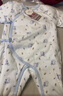 英氏（YEEHOO）夹棉连体衣动态恒温婴儿衣服秋冬保暖新生儿衣服精梳棉宝宝爬服 实拍图