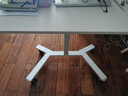 舒福思升降桌移动书桌学习桌笔记本电脑桌床边办公桌站立式工作台高脚桌 【基础款】气动升降站立桌 白色 实拍图