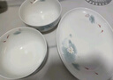 华光国瓷 骨瓷盘子 抗菌餐具碟盘筷勺 中式骨瓷家用餐具 春江水暖 汤盘 1个 8英寸 实拍图