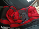 YCJY儿童安全座椅9个月-4-12岁婴儿载小孩宝宝用汽车座椅可折叠便携式 红色：9个月-12岁可用（简易款） 实拍图