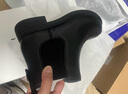 百丽（Belle）舒适切尔西靴女商场同款真皮时尚靴B7D1DDD4 黑色-绒里 37 (235mm) 实拍图