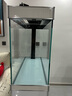汉霸超白玻璃鱼缸 生态底滤循环系统 鱼缸客厅 家用智能懒人 水族箱 银+白 屏风款1.0米长x40cm宽x75cm+80cm高 实拍图